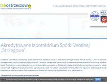 Tablet Screenshot of labostrzeszow.pl